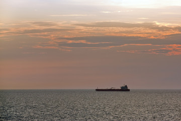 Obraz premium Sunset at the sea