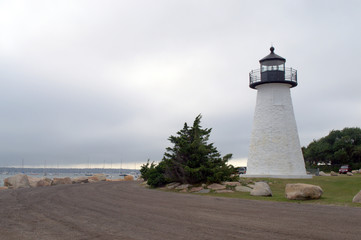 Fototapeta na wymiar Ned's Point Lighthouse Mattapoisett MA, USA
