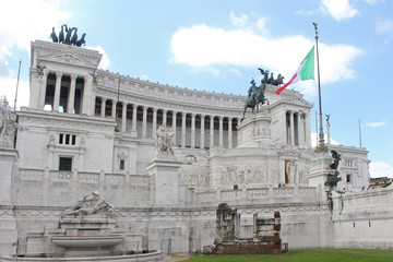Fototapeta na wymiar Vittorio Emanuele II monument
