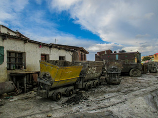 Obraz premium Abandonned mines in Potosi, Bolivia