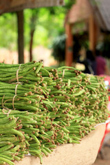 long bean in the market