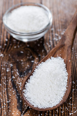 Portion of Grated Coconut