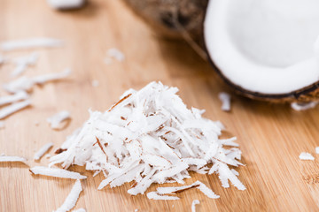 Heap of Grated Coconut