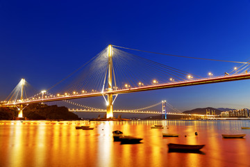 Fototapeta premium hong kong highway bridge