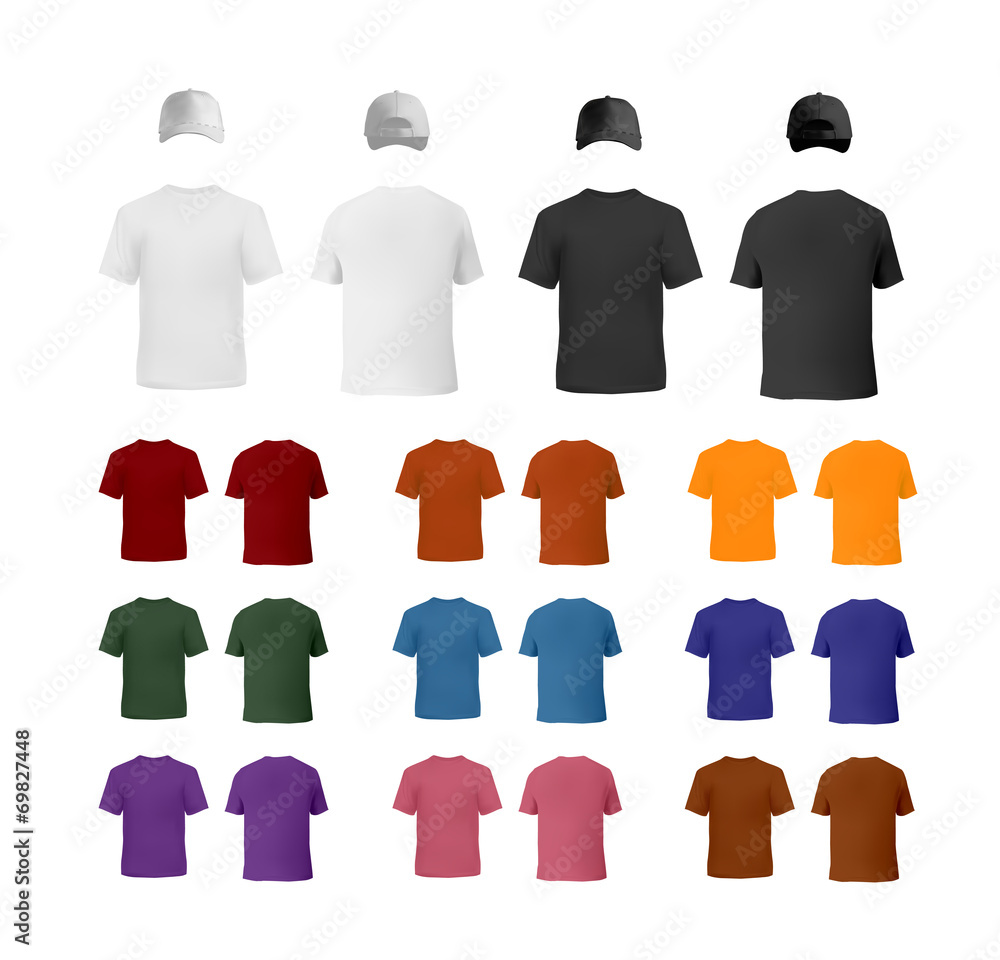 Canvas Prints t0shirt and baseball cap templates