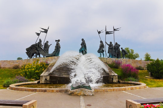 The Nibelungen Fountain at Tulln Austria