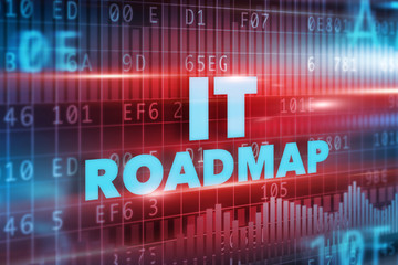 IT roadmap concept