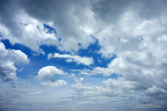 Dramatic cloudscape, cloud sky
