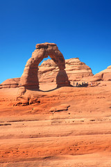 Fototapeta na wymiar Arches National Park (Utah) - Delicate Arch