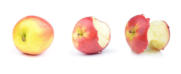 apple on a white background