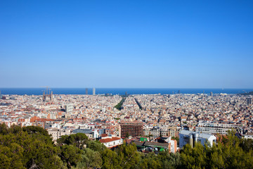 Obraz premium City of Barcelona from Above