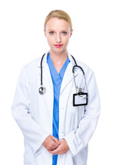 Fototapeta premium Caucasian woman doctor