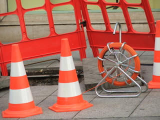 obras, cableado de internet