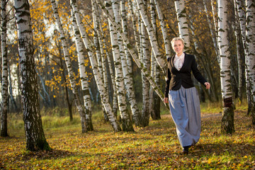 Young girl in the park