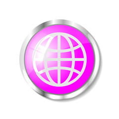 Pink web button