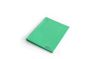 green folder isolated