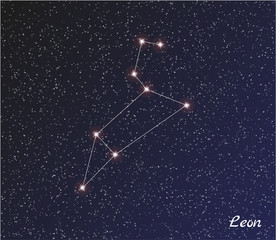 Obraz premium constellation leon
