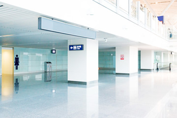 Interior of the airport