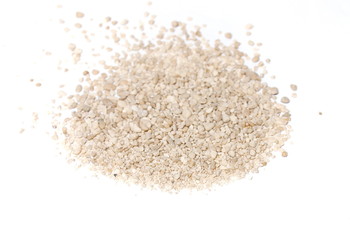 pile sand isolated on white background