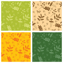 Obraz premium pattern background with flowers