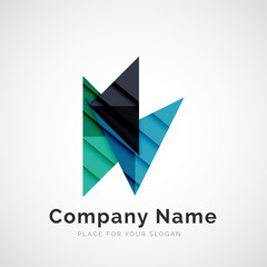 Geometric shape, company logo