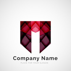 Geometric shape, company logo