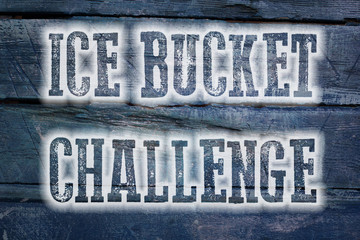 Ice Bucket Challenge Concept