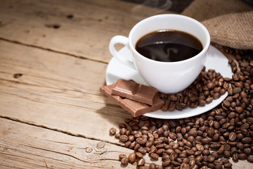 warm cup of coffee