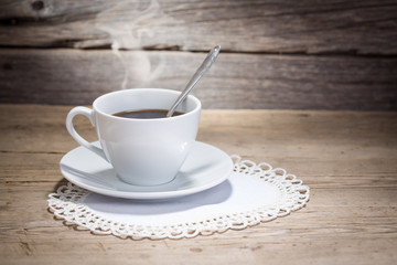 warm cup of coffee