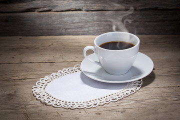 warm cup of coffee