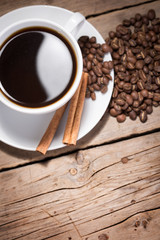 warm cup of coffee