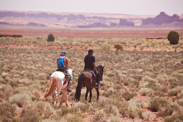 USA - horse riding in Monument valley - 69840239