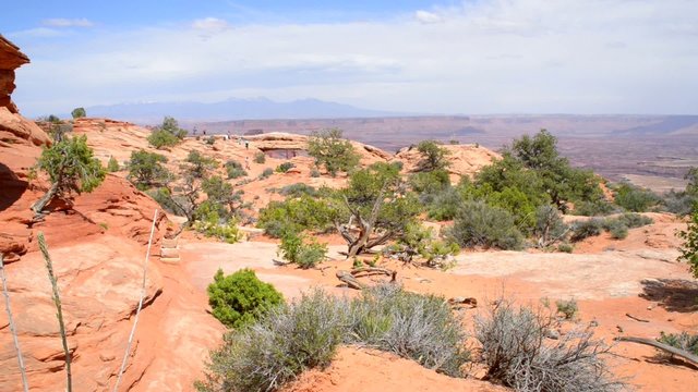 Meas Arch Island in the Sky in Canyonlands National Park Utah