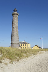Grenen (Skagen, D&auml;nemark) - Grauer Leuchtturm