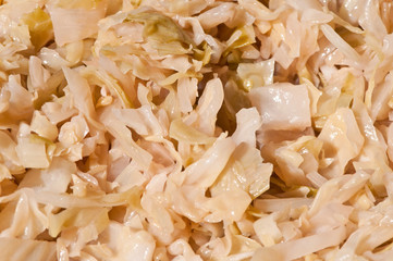 Sauerkrauts or cabbage stewed