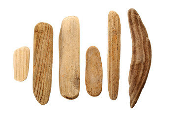 wooden board isolated on white