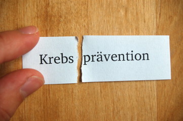 Krebs-prävention