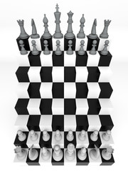 Futuristic Chessboard © klenger