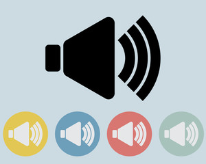 Speaker On Icon Symbol