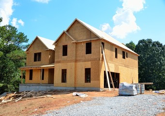 new home being constructed