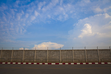 road fence