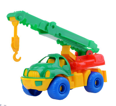The crane toy truck