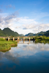 Fototapeta na wymiar Bac Son Valley in Vietnam