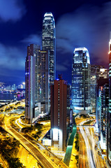 Fototapeta premium Hong Kong night