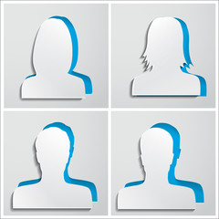 Set of avatars