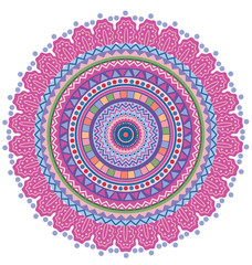 Circle tribal pattern vector