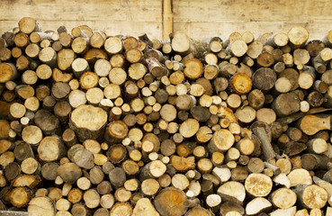 Fire wood barn detail