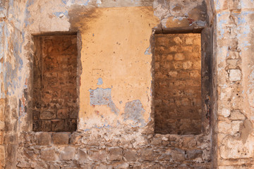Fototapeta na wymiar Old wall of stones