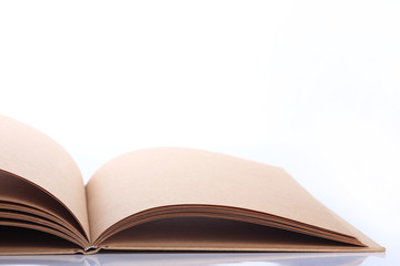 open book paper blank rough texture