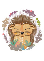 Igel im Winterschlaf